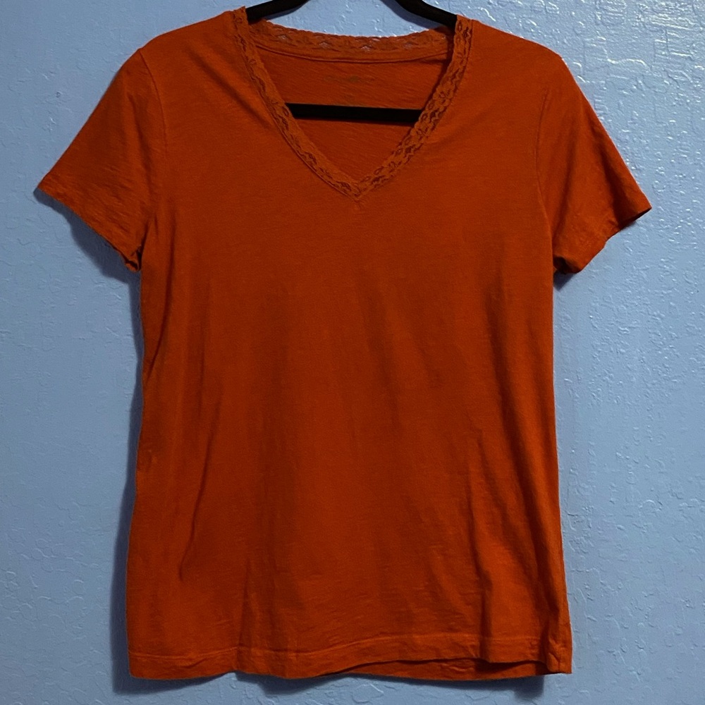 Burnt Orange Eddie Bauer Top